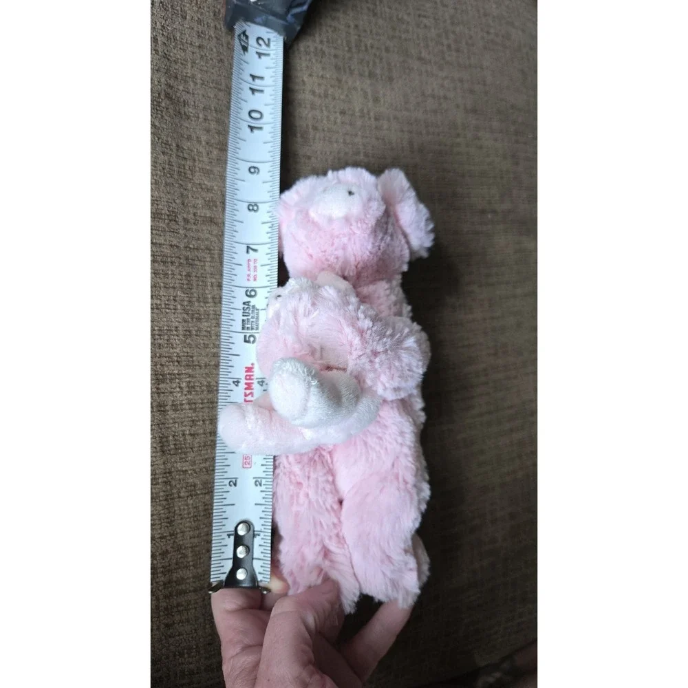 Boyds Plush Pink Pig With Baby Piglet • Mom & Baby Stuffed Animal Set • Boyds...
